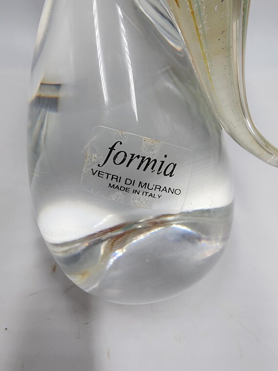 ヴィンテージ　formica フォルミア社　ムラーノガラス　白鳥　イタリア製 ヴィンテージ formica フォルミア社 ムラーノガラス 白鳥 イタリア製
