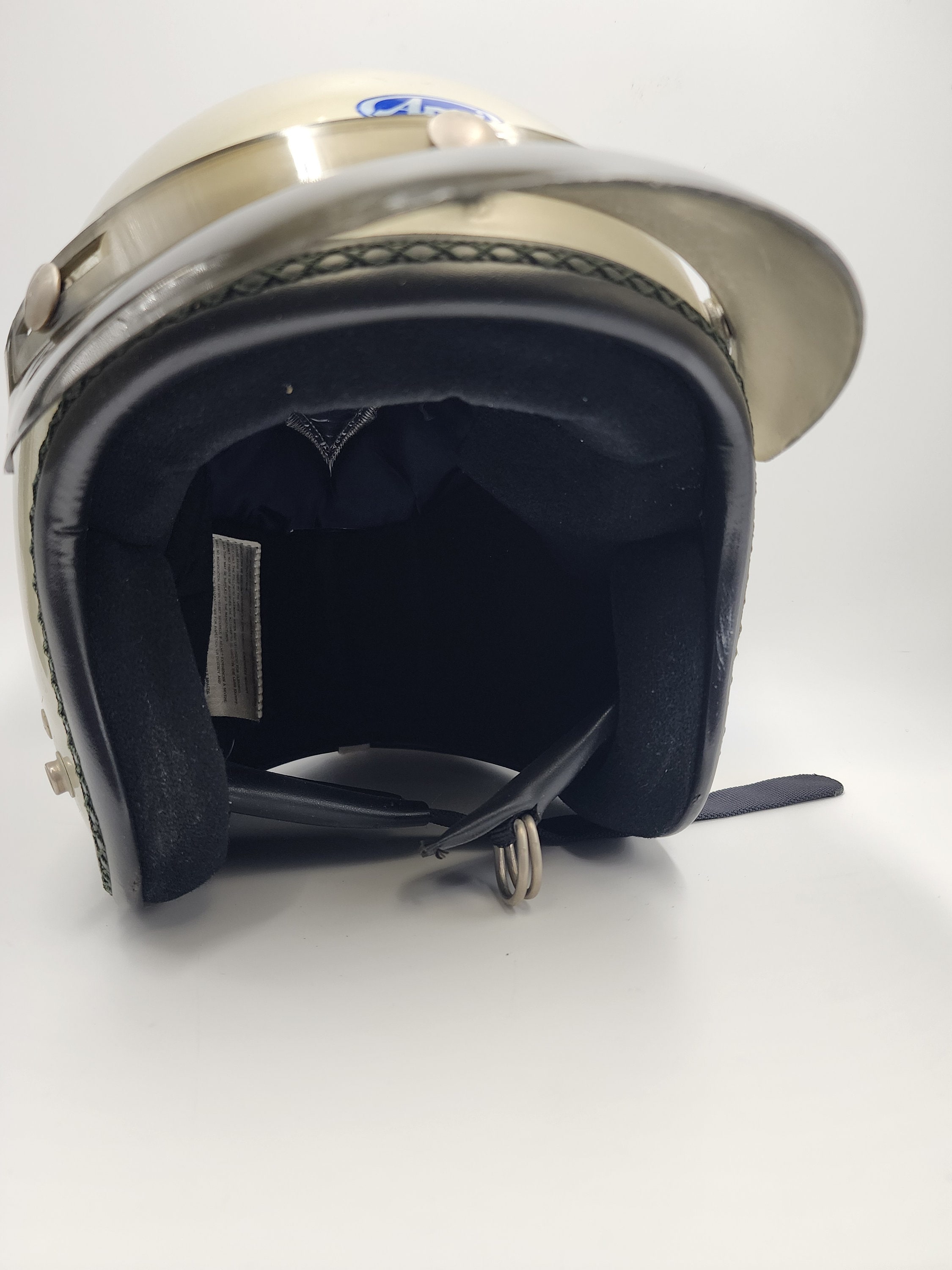 1970's Arai Hirotake S70 Motorcycle Helmet With Visor Fits