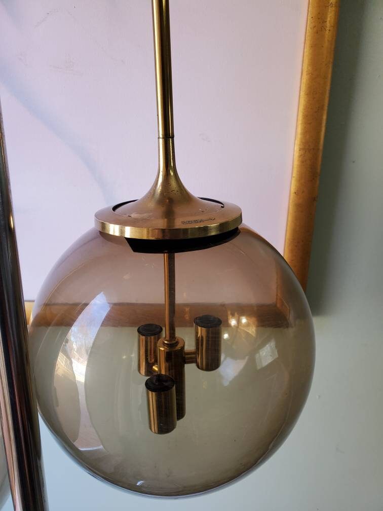 2 Mid Century Modern Pendant by Light Craft of California - Etsy