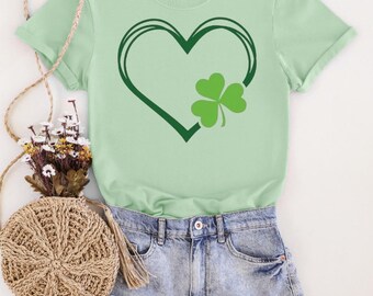 St Patrick's Day Heart Shirt
