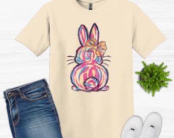 Easter Bunny TieDye Cottontail Shirt