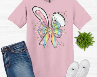 Easter Bunny Ears Bow Shirt
