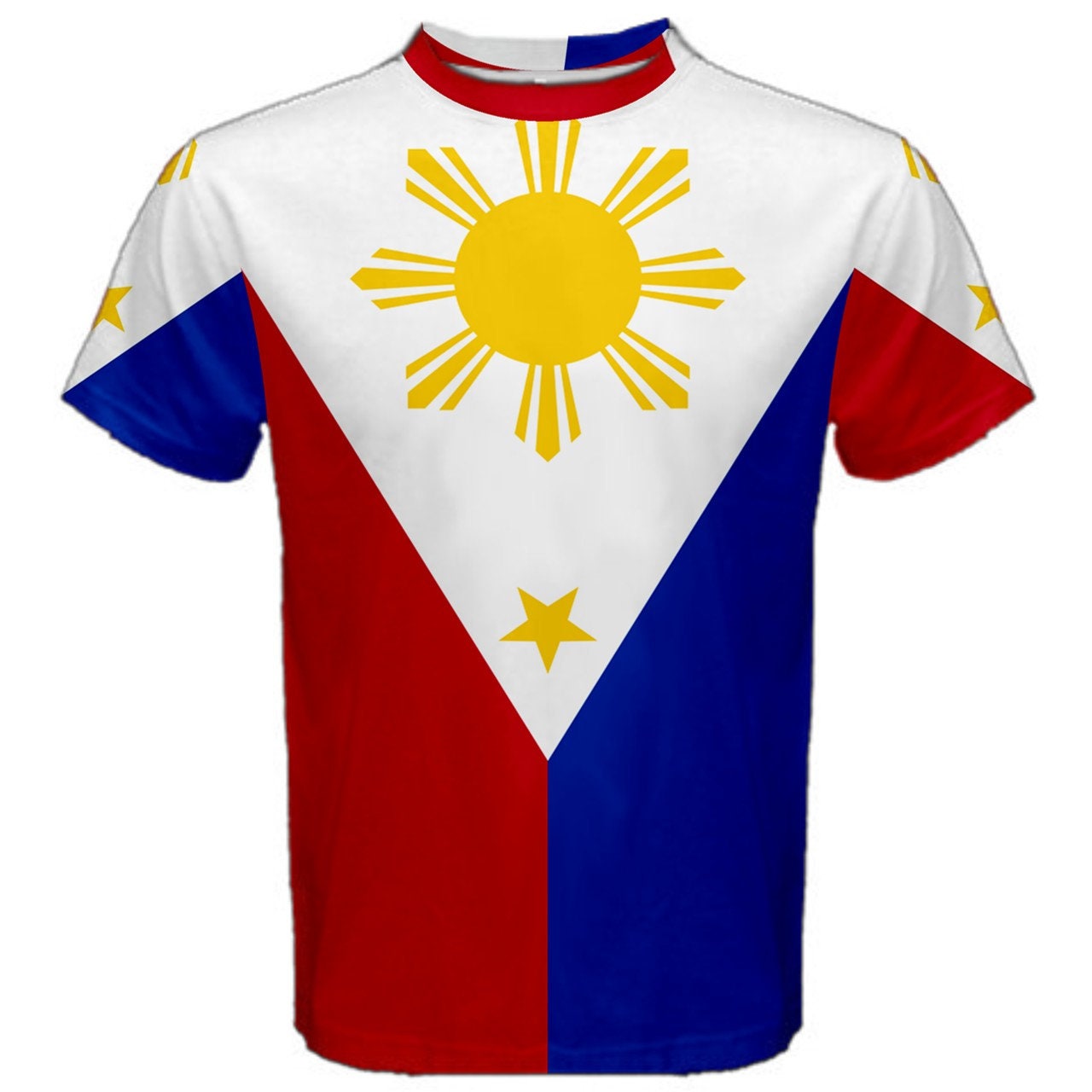 New Philippines Filipino Flag Sublimated Men's Sport Full Etsy
