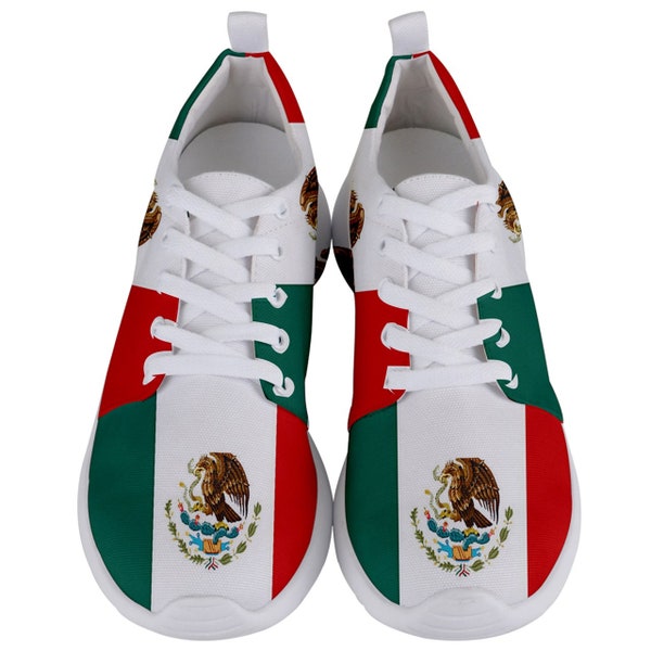 New Mexico Mexican Flag Men's Lightweight Sports Athletic Running Shoes Sneakers Free Shipping