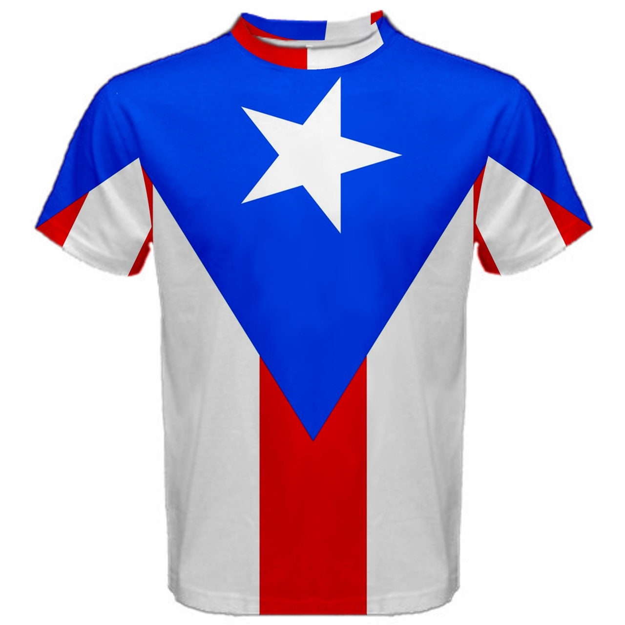 New Puerto Rico Flag Sublimated Men's Sport Full Print Etsy