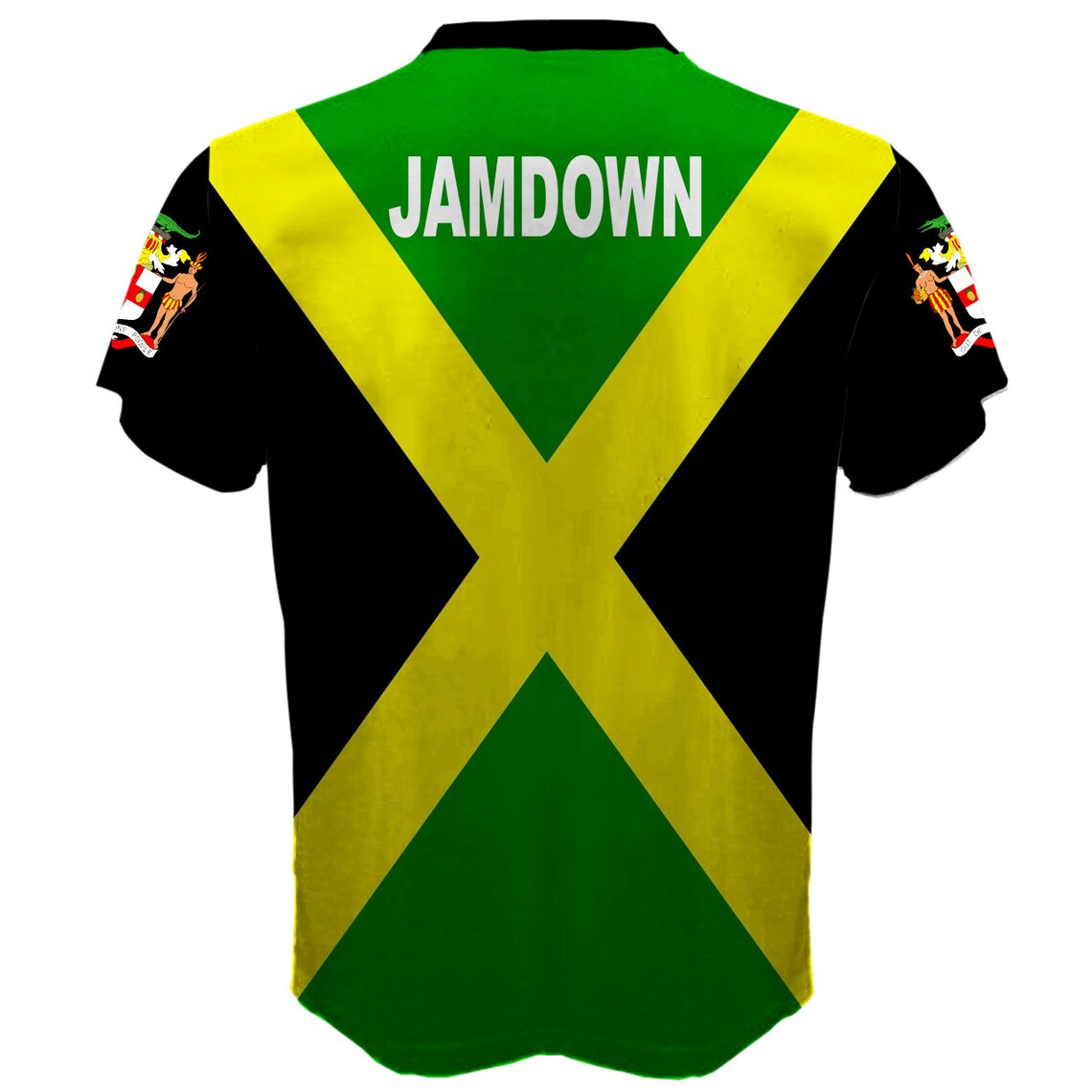 New JAMDOWN Jamaican Country National Jamaica Flag Coat of Etsy
