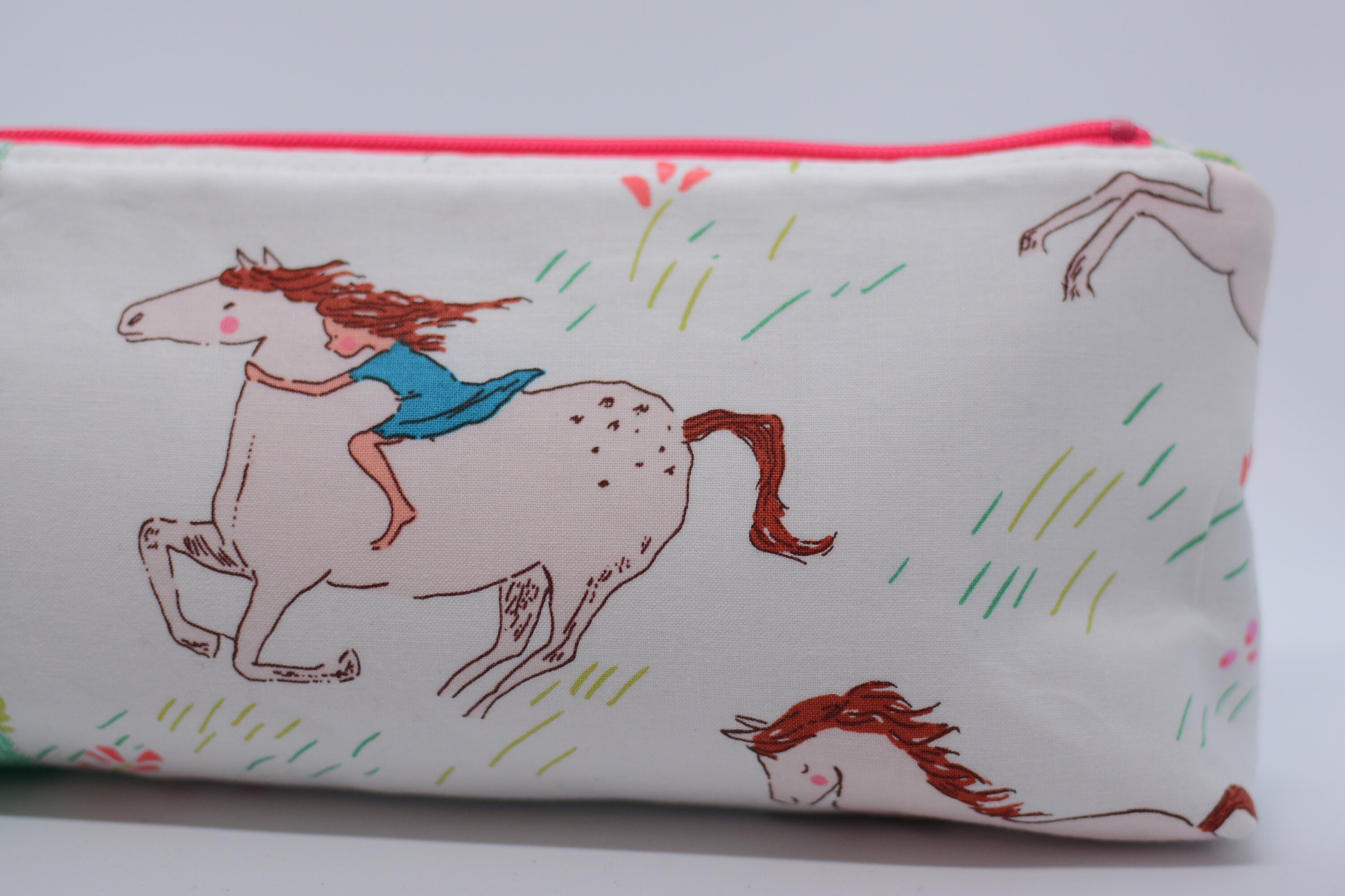 Pencil case Zipper Pencil Case Horse Pencil Case Etsy