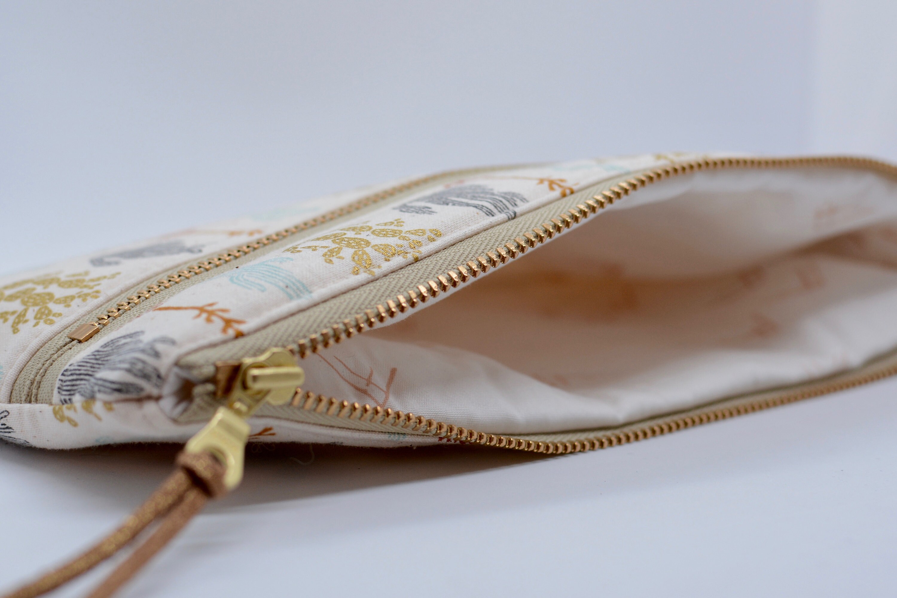 Double zipper pouch Cactus zip pouch Kindle case mini iPad Etsy