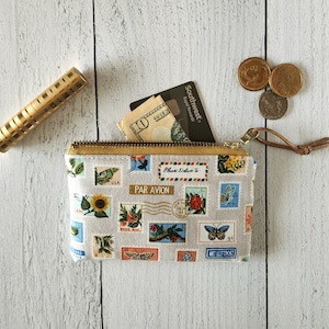 Rifle Paper Co monedero floral, mini billetera