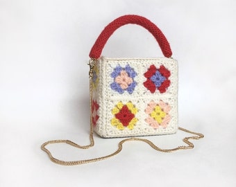 Crochet Bag | Granny Square Bag