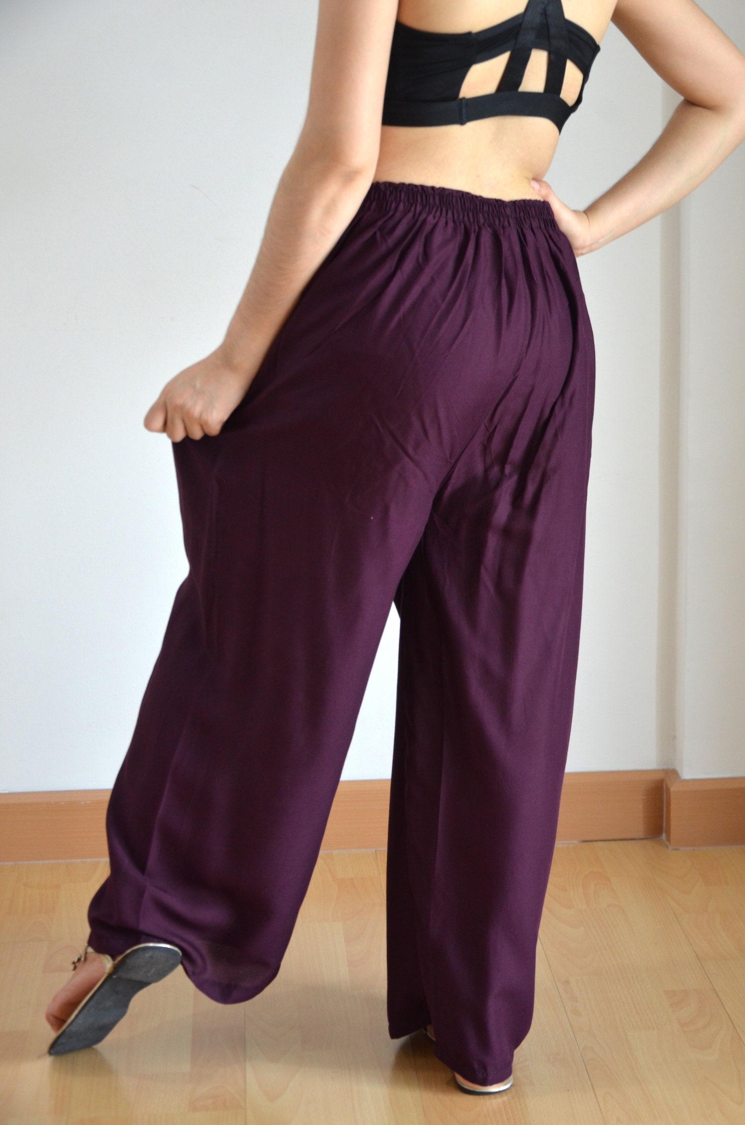 Red Wine Unisex Pants Harem Pants Maxi Pants Baggy Pants Gypsy Etsy