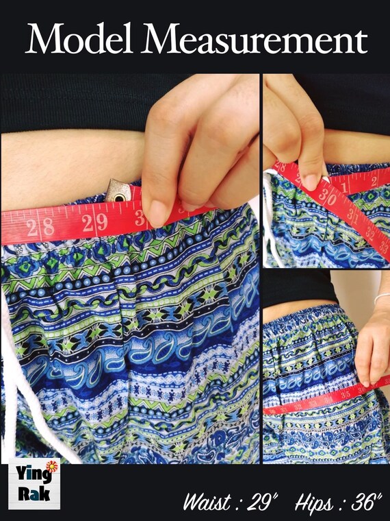 Women Shorts Fair Trade Bohemian Style Print Design Casual Beach Hippie Tribal Rayon Shorts Gypsy Thai Elephant Yoga Pants PN-01-SHO-06