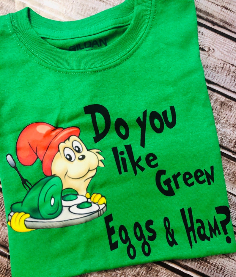 Do You Like Green Eggs and Ham T-shirt - Etsy
