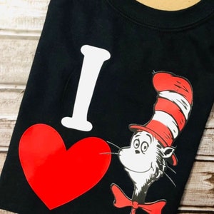 I Love Cat in the Hat T-shirt