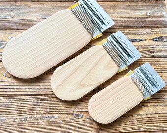 Speedweve Loom: Wooden Weaving Tool with 14/21/28 Hooks