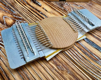Small loom, Speedweve type, stoppapparat, in wooden box