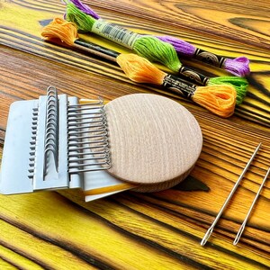 Speedweve loom, Mending loom, Small Loom, Darning Machine, Darning needle, Darning tool, Weaving loom, Rapid darner image 9