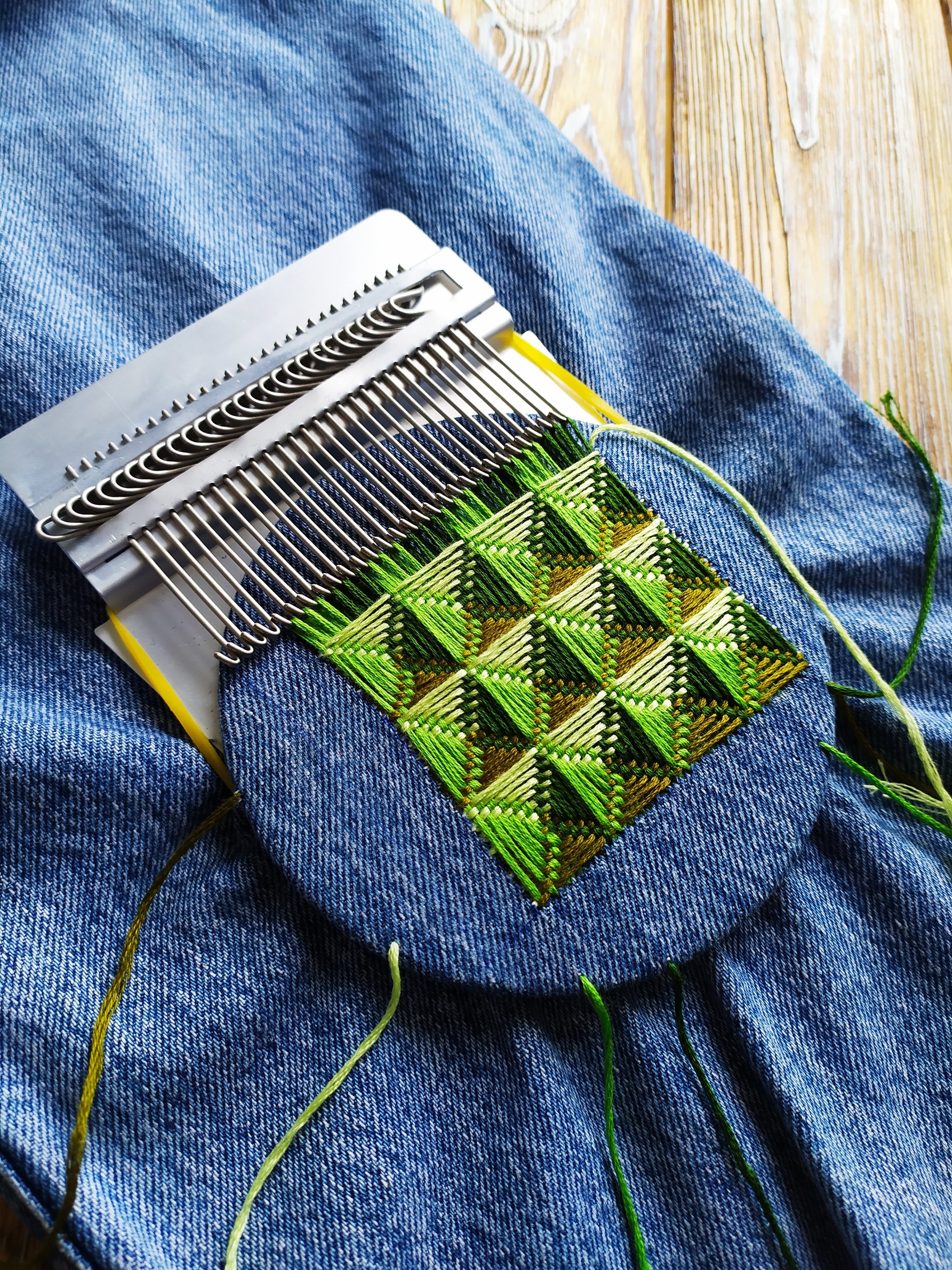 Métier à Tisser Speedweve Pour Réparation De Chaussettes – Kit De Darning Avec 28 Crochets, Pour Travaux Manuels