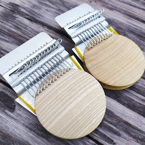 Lot de deux petits métiers à tisser, 10 et 14 crochets, Métier à repriser, l, type Speedweve,