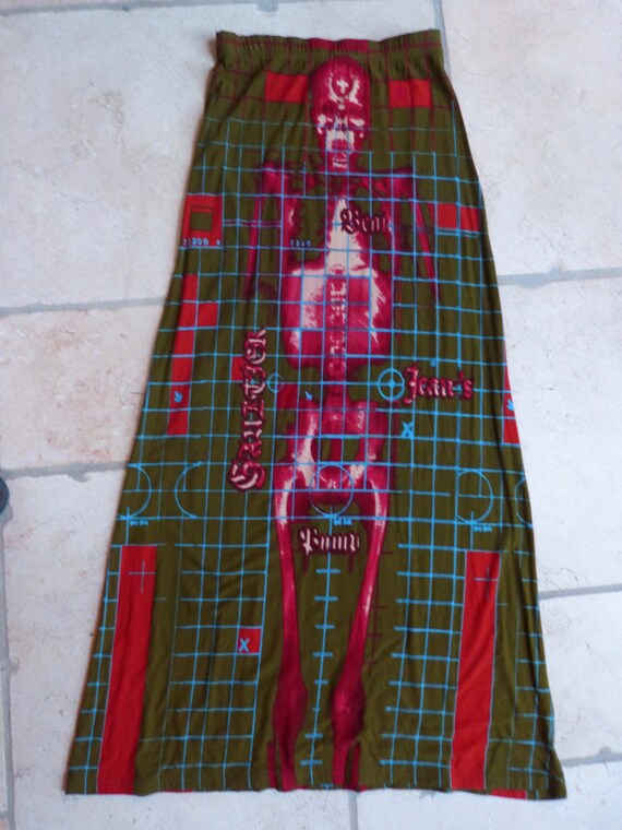 Rare skeleton skirt by Gaultier