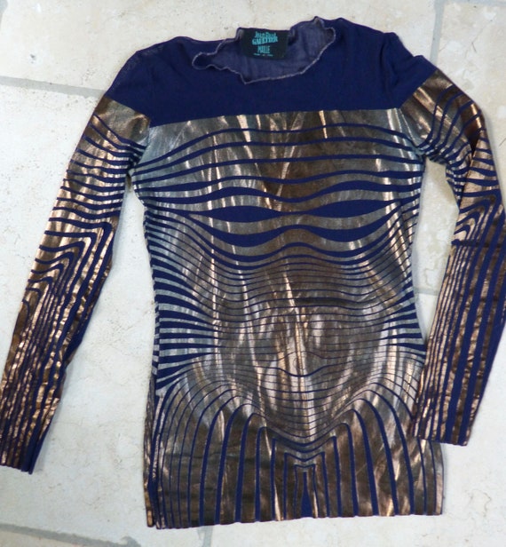 Beautiful top mesh of Gaultier cyber