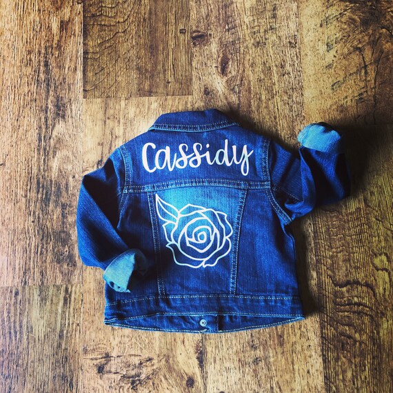 etsy custom jean jacket