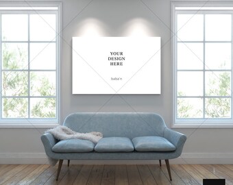 Canvas Frame PSD Mockup F