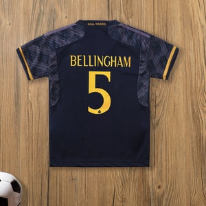 Real Madrid Home 2023/24 Bellingham 5,Real Madrid Home Vini Jr.7 KIDS Jersey 2023-2024,Madrid Vini Jr. 7 Away New 2023/2024 Soccer Jersey image 4