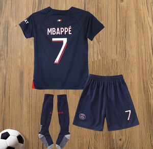 Maillot De Foot Personnalisé Avec Nom Et Numéro - Pour Adultes Et Enfants, Tissu Respirant, Choix De Tailles
