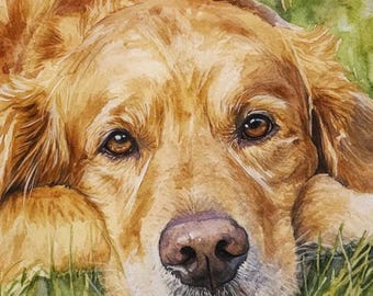 CUSTOM PET PORTRAIT/Watercolor Pet Portrait/Custom Pet Memorial/Portrait Dog Cat Portrait/Pet Illustration/Dog Portrait/Christmas Gift