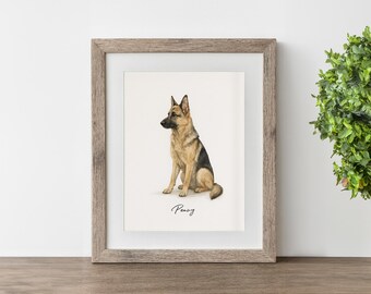 CUSTOM PET PORTRAIT/Watercolor Pet Portrait-white/Custom Pet Memorial/Portrait Dog Cat Portrait/Pet Illustration/Dog Portrait/Christmas Gift