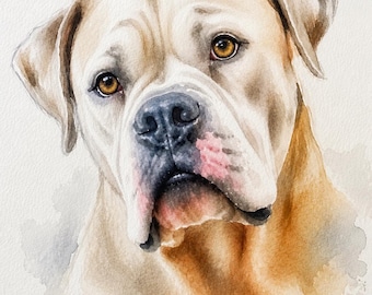 CUSTOM PET PORTRAIT/Watercolor Pet Portrait/Custom Pet Memorial/Portrait Dog Cat Portrait/Pet Illustration/Dog Portrait/Christmas Gift