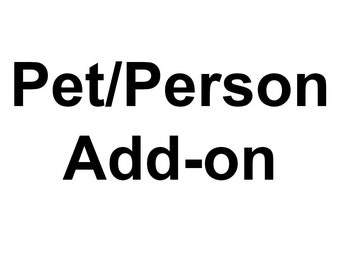 ADD-ON pour portrait personnalisé/Cette annonce est destinée aux portraits de collage/Sélectionnez le nombre de personnes/animaux domestiques/articles supplémentaires que vous ajoutez