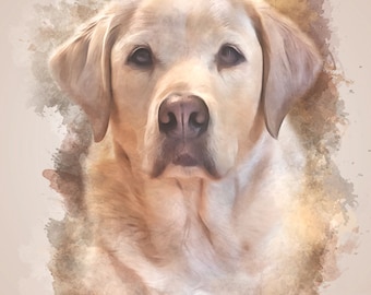 CUSTOM PET PORTRAIT/Watercolour Pet Portrait/Custom Pet Memorial/Portrait Dog Cat Portrait/Pet Illustration/Dog Portrait/ Christmas Gift