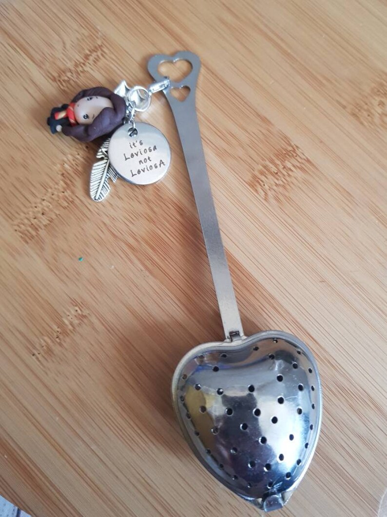 Tea infuser tea ball clay wizard fimo kawaii bookslovers Etsy