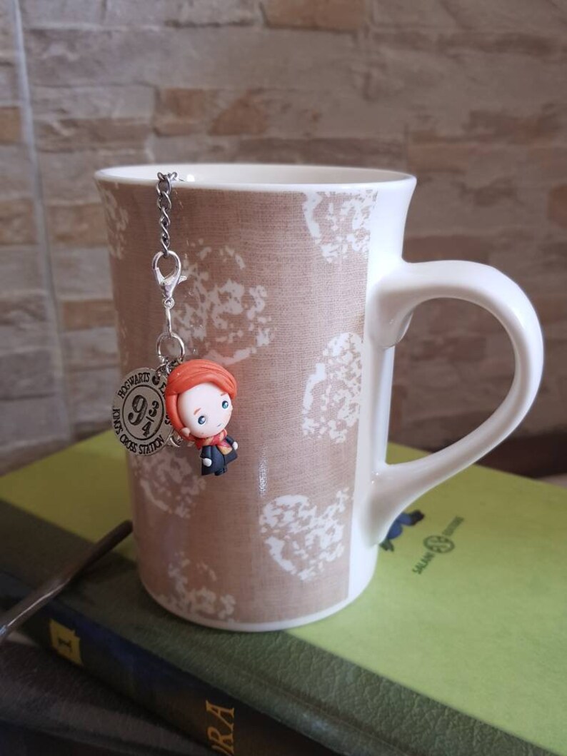 Tea infuser tea ball clay wizard fimo kawaii bookslovers Etsy