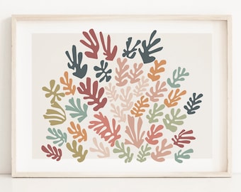 Impresión de Henri Matisse: Arte mural moderno de mediados de siglo (descarga digital)