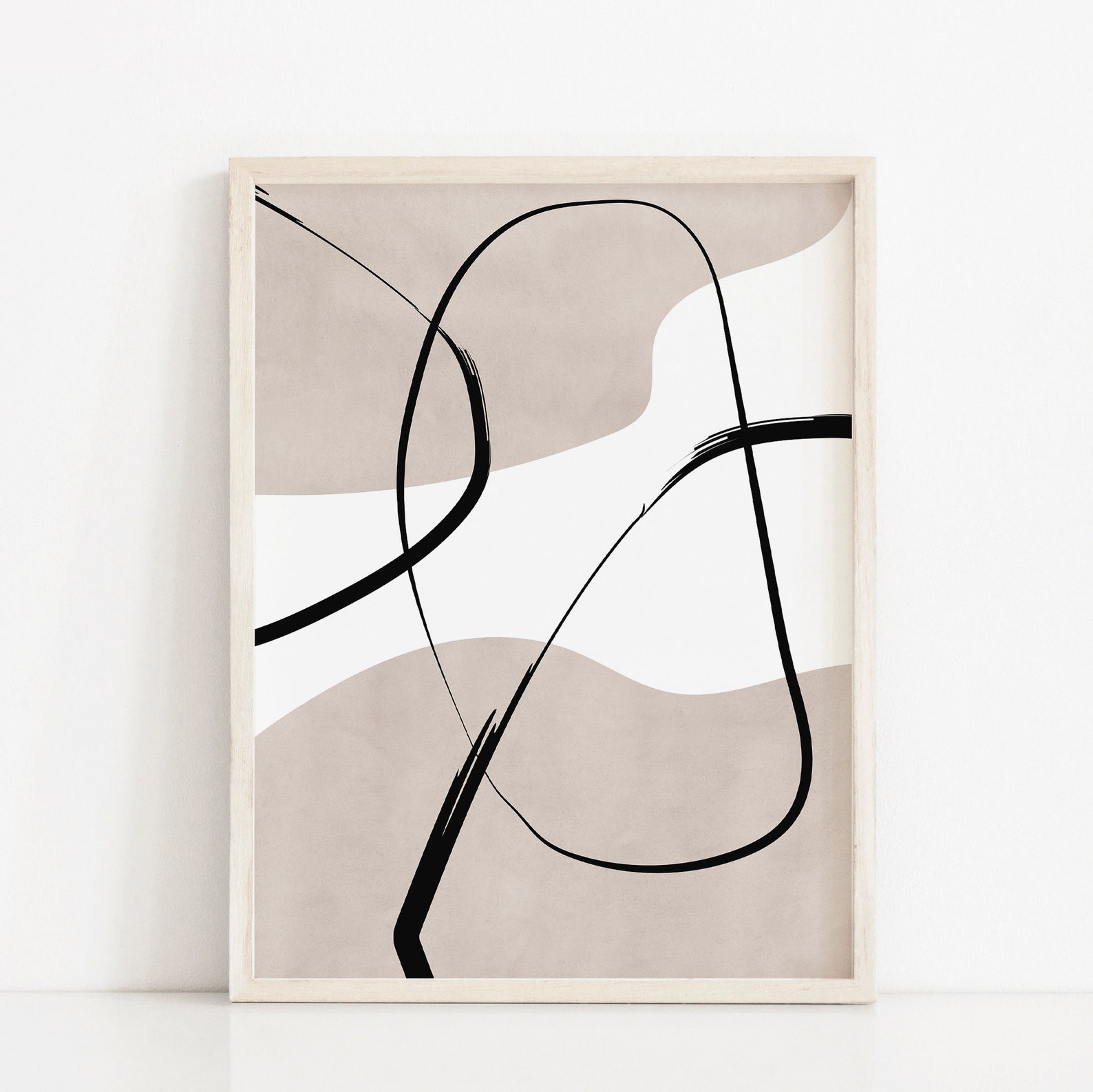 Abstract Modern Gallery Wall Line Art Mid Century Modern Set - Etsy