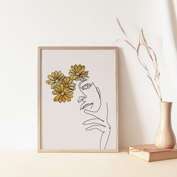 MANGADELIC アクリル画 抽象 女性の花瓶の形 Madeleine_Lemaire_-
