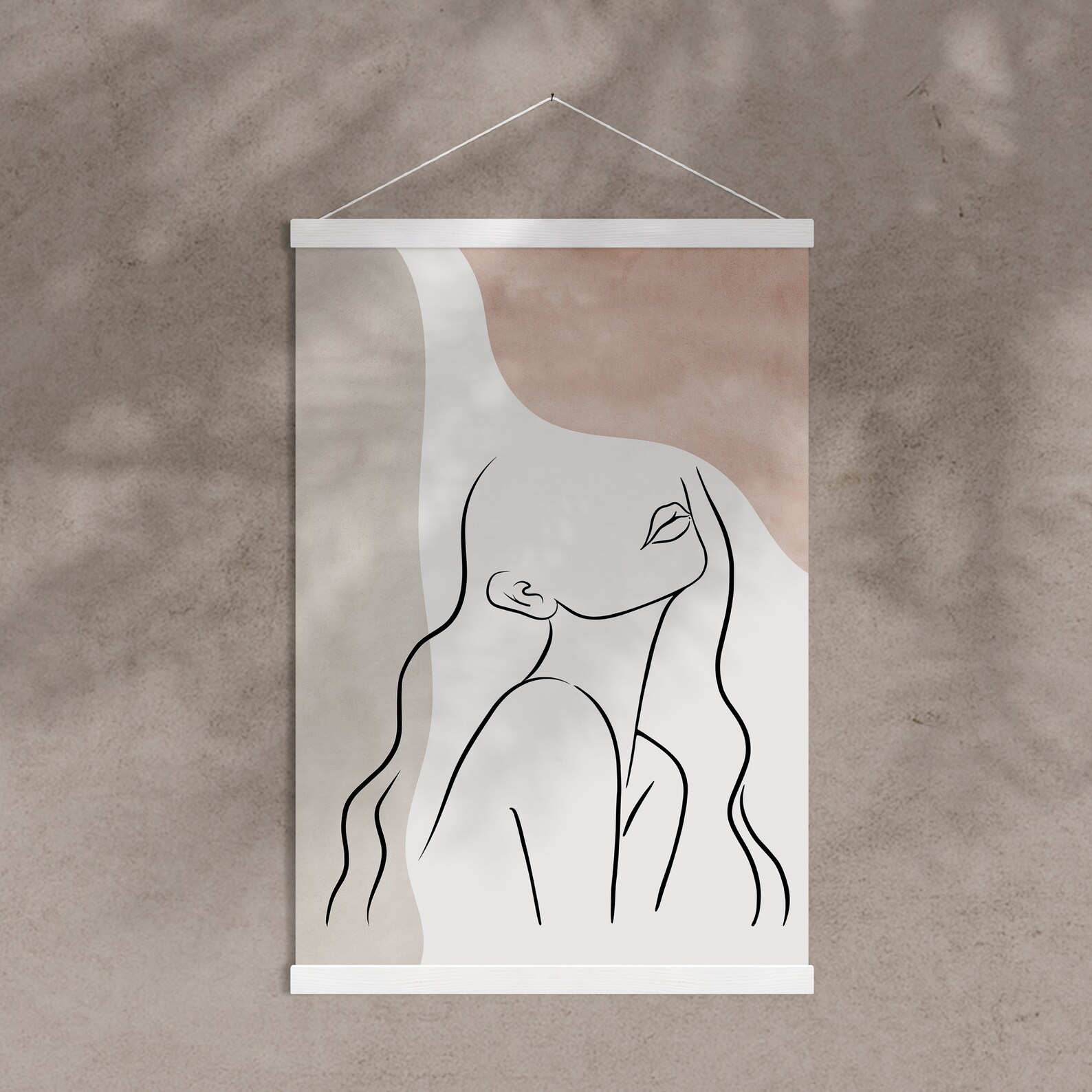 Abstract Woman Line Art Print Woman Face Line Drawing Line Etsy Canada