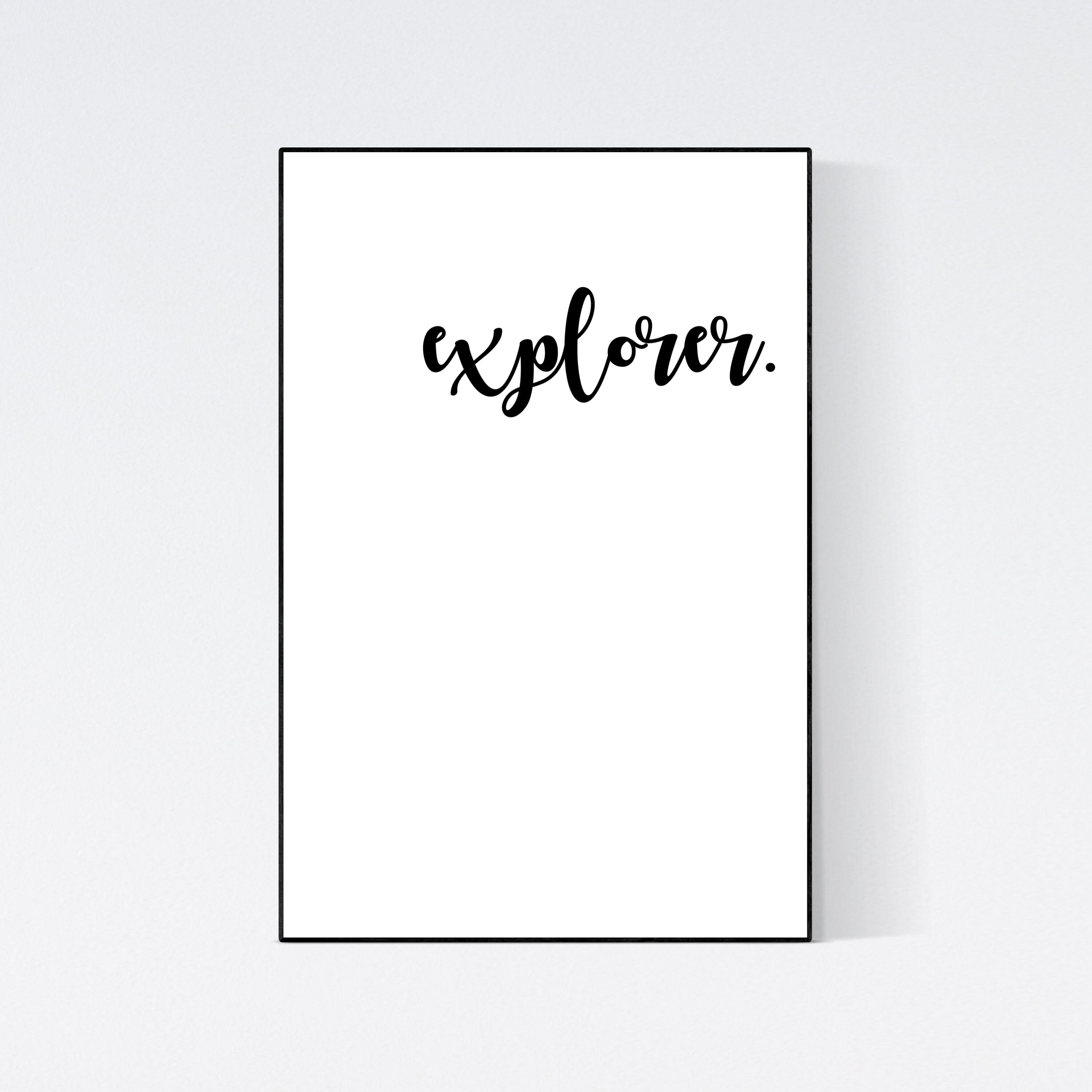 Gallery Wall Minimalist Black &amp; White Printable Art Set of 5 | Etsy
