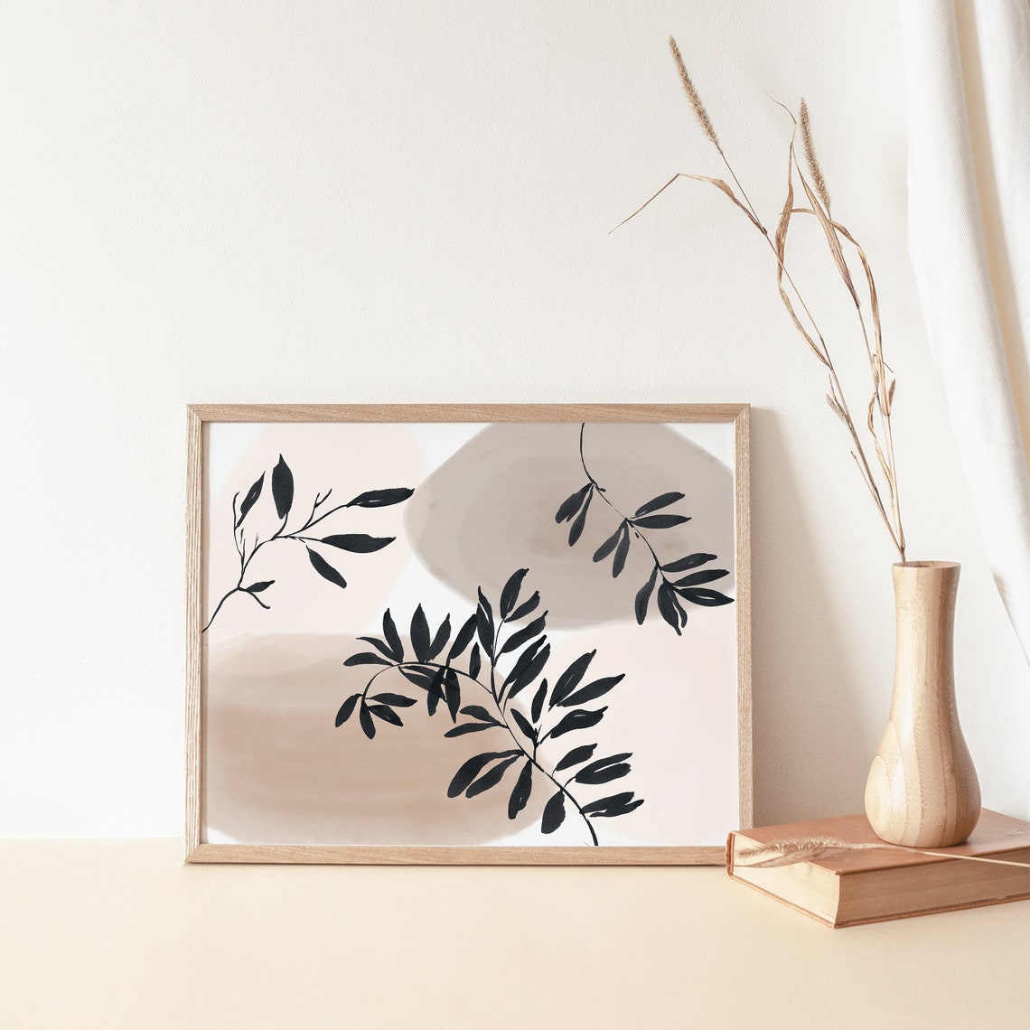 Botanical Printable Wall Decor Botany Prints Neutral Wall Etsy