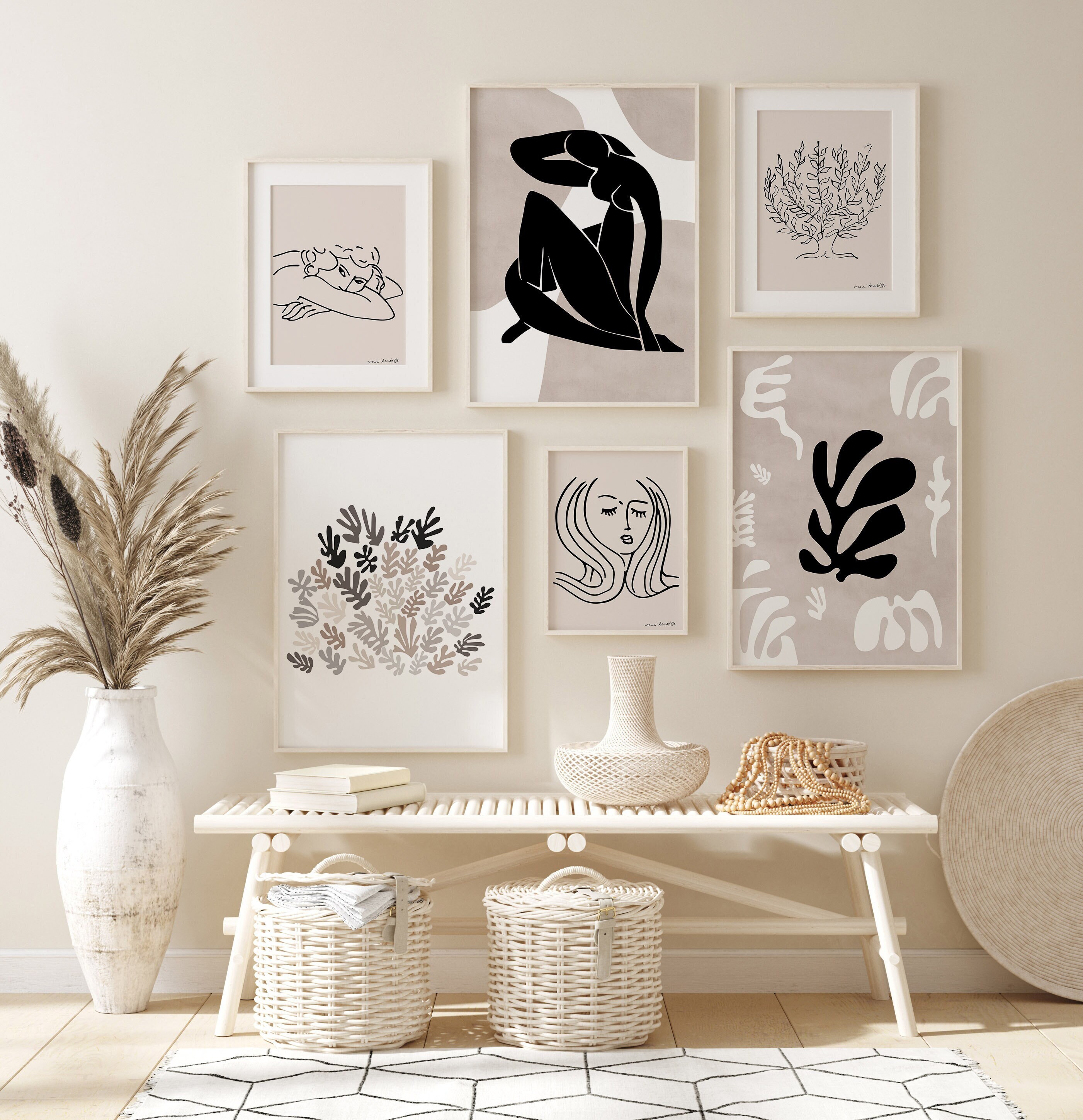 Matisse Art Print Set: Mid Century Modern Gallery Wall (digital