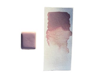 Rosenquarz - Aquarellfarbe T05 | Zartes Rosa-Violett, hochdeckend, lichtecht, semi staining
