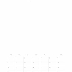 Blanco doe-het-zelf wandkalender voor 2026, 2027 en voor altijd – A4-wandkalender, ringband, aquarelpapier of mixed media om op te schilderen. afbeelding 9