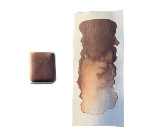 Terrabraun Watercolor Paint T11 | Deep brown, opaque, lightfast, non staining