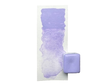 Lavendelton Watercolor Paint – S37 | Handmade, mid lavender, art supplies, soft violet, lightfast