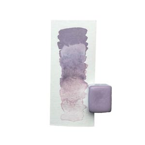 Aquarellfarbe Aschaviolett – S35 | Handgemachte Malfarbe, rauchiges Violett, zart pigmentiert, Urban Watercolor, Künstlerbedarf