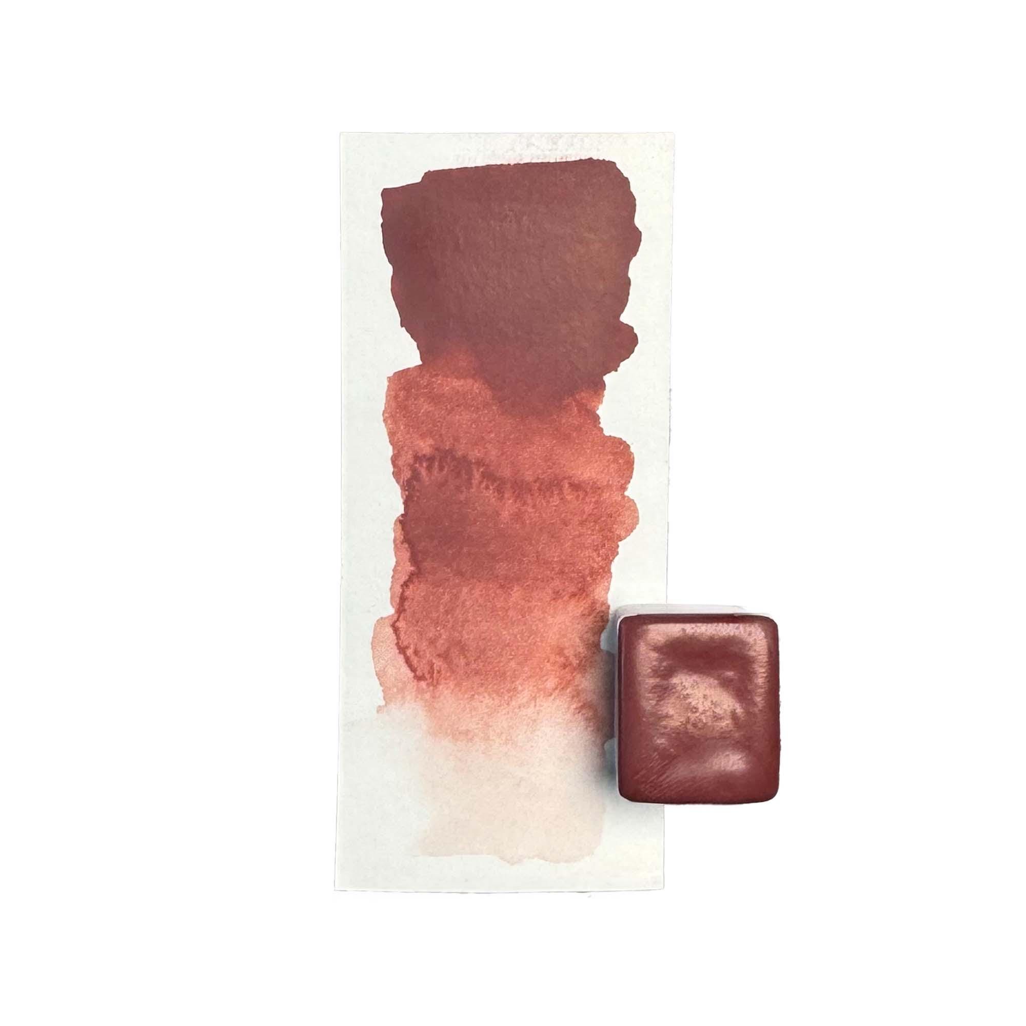 Watercolor paint brick red – S25 | Handmade paint, warm red, Urban Watercolor, artist supplies, highly pigmented, lightfast
