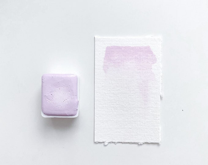 Macaron No. 126 (previous name - Lilac) Handmade Watercolor Color - #kreativascolors